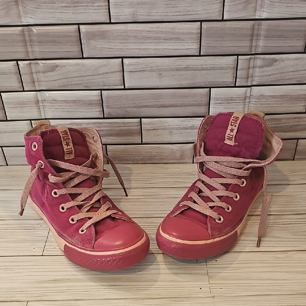 Converse kids Pink High-Top Sneakers